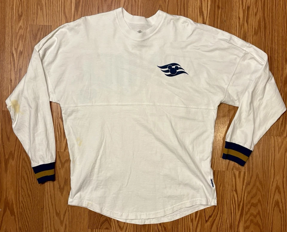 Jersey Pullover Disney Wonder Spirit XS Disney Cruise Line RARO Pato Donald Foto 2 de 4