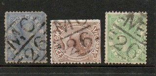 VIC POSTMARK NUMERAL BN 1126 X 3 CUDGEWA.