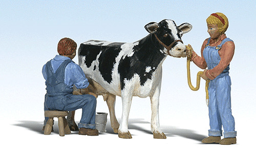 Woodland Scenics 2553 Figuras Escénicas Escala G Milkin' Ol Bessie | Zustand: Nuevo