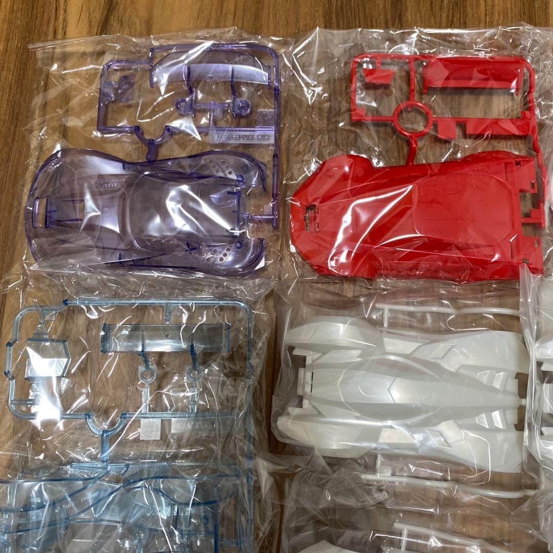 Mini 4WD Plastic Body Set 16pcs Trigale Abilista Blast Arrow Heat Edge New