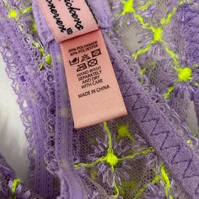 Agent Provocateur Nancee Lilac Yellow Suspender AP4 Large