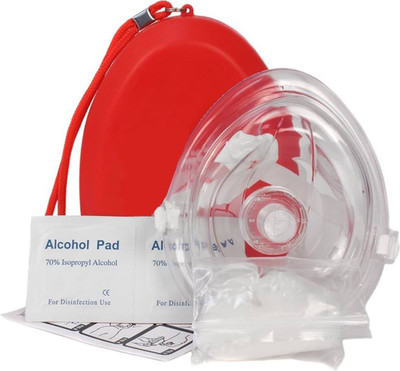 10 Pack - CPR Pocket Mask One Way Valve Resuscitator EMT First Aid Kit NEW 