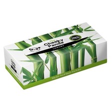 Image of Cheeky Panda 100% Bamboo Facial Tissue Flat Box 3ply 80 Sheets-2 Pack