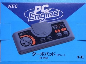 Box Only PC Engine Turbo Pad Grey NEC PI-PD8 Retro Gaming #984028