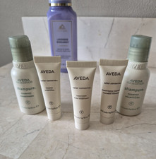 NEW 2 Aveda Shampure Shampoos 1.7 fl oz ea w/ 3 Aveda Color Conserve Samples