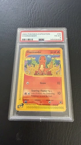 2002 Pokemon Expedition Charmander PSA 4