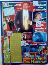 DEN HARROW  = 1 PAGE 1986 french CLIPPING / COUPURE DE PRESSE