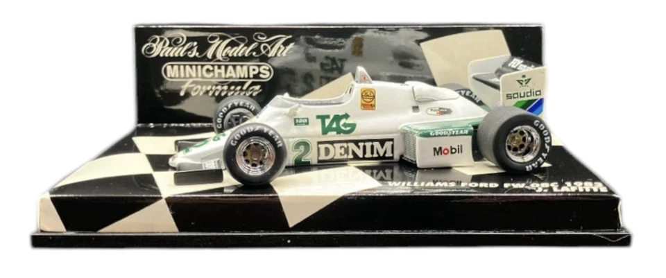 Minichamps 1/43 Williams Ford FW08C 1983 J. Laffite 430830002 - Image 2 of 4