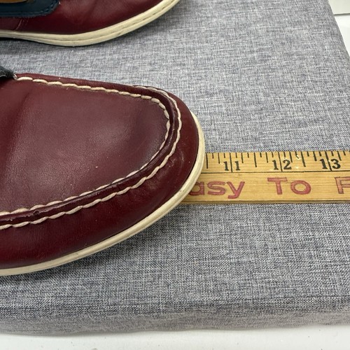 Sperry Top-Sider Women Wool Wine Songfish Leather Boat Lace-Up Shoes Size 8.5M - Picture 12 of 12