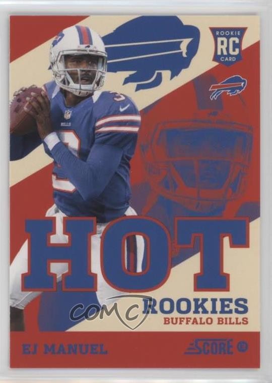 2013 Score Hot Rookies Retail EJ Manuel #17 RC 0o9