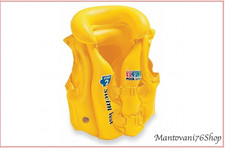 INTEX 58660 SALVAGENTE PER BAMBINO GIUBBINO GONFIABILE POOL SCHOOL 3 6 ANNI