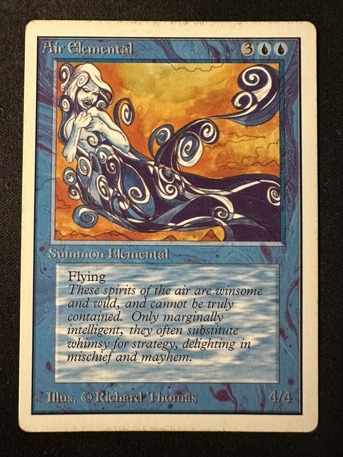 Air Elemental Unlimited Edition Magic the Gathering MTG