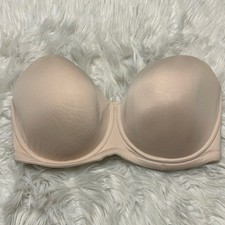 Wacoal 36H Bra Beige 854119 Red Carpet Convertible Strapless Back Closure