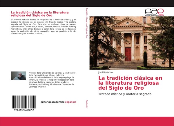 La TradicióN CláSica En La Literatura Religiosa Del Siglo De Oro Jordi Redondo-image