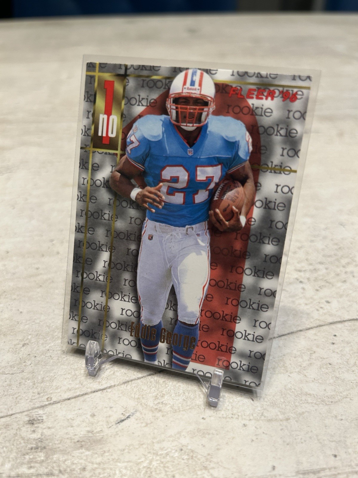 1996 Fleer #155 Eddie George Rookie