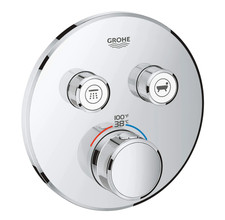 GROHE 29137000 SmartControl Dual Function Thermostatic Trim with Control Modul