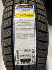 1 New 205 55 16 94t Goodyear Winter Command Extra Load Snow Tire
