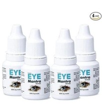 Gotas para ojos ayurvédicas Eye Mantra Dr Juneja's Eye Mantra 10 ml, paquete de 4