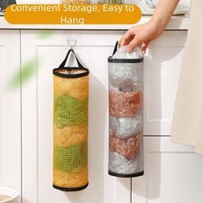 Sac poubelle rangement conteneur en maille pour cuisine pour salle de bain mural