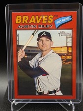 Austin Riley 2026 Topps Heritage Red Border #271 - Atlanta Braves