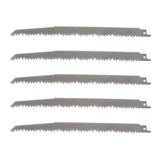 9" Stainless Steel Reciprocating Saw Blades for Food Cutting - 5TPI Big Teeth St