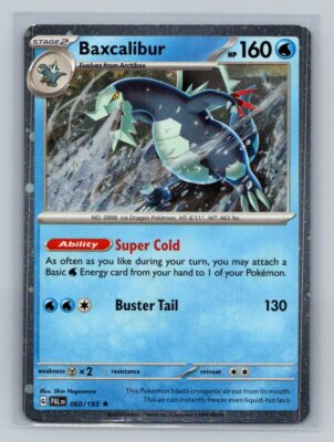 Baxcalibur Deck Exclusives 060/193 Near Mint NM Cosmos Holo Rare