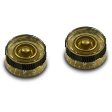 2 Gibson Style Non Slip Speed Knobs Gold fit Les Paul USA