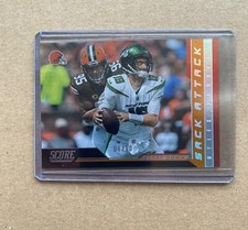 2023 Panini Score Football Myles Garrett Sack Attack numbered card /10 orange