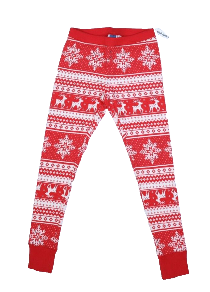 Pajama Pants Old Navy Red Leggings Knit Pajama Thermal Pj Pants