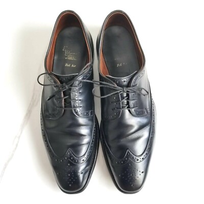 ALLEN EDMONDS Bel Air Wingtip Brogue Black Leather Mens  display picture 1