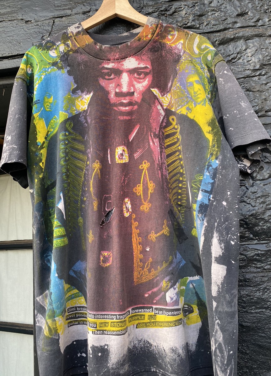80's Jimi Hendrix Mosquitohead T-Shirt AOP Size XL Stedman 80's Jimi Hendrix Mosquitohead T-Shirt AOP Size XL Stedman
