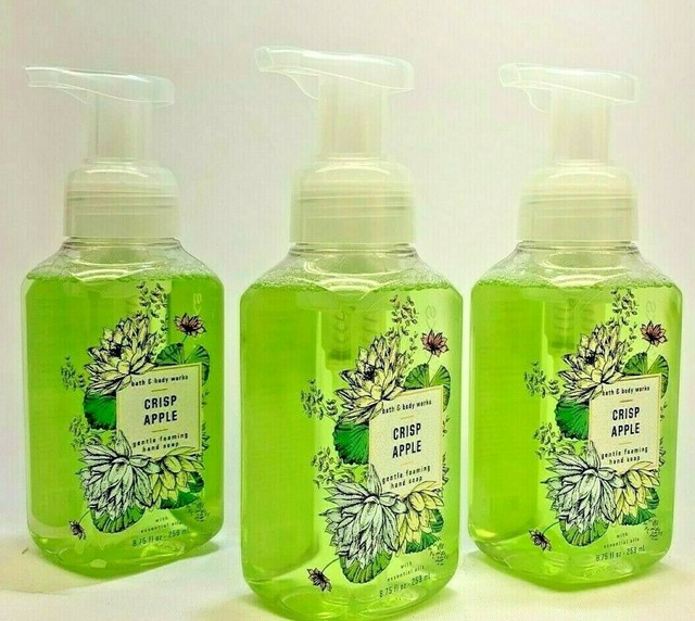 3 Crisp Apple Gentle Foaming Hand Soap Bath & Body Works 8.75 Oz eBay