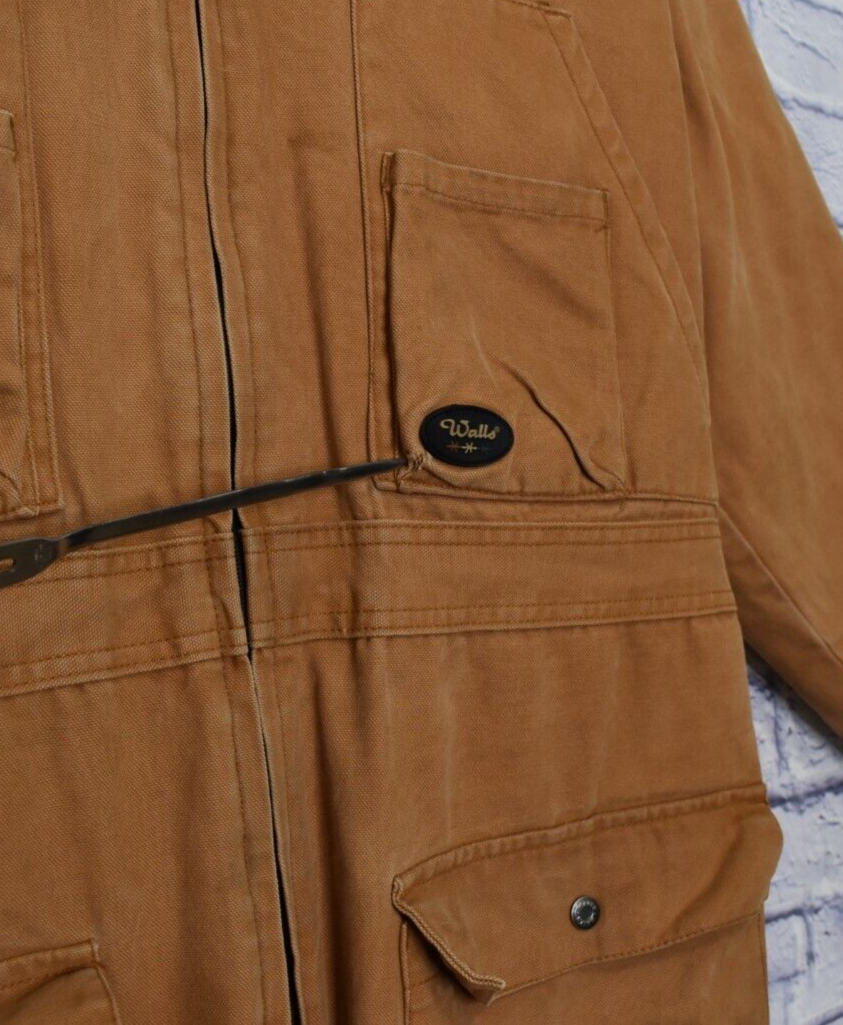 Walls Reversible Coveralls Camo And Duck Canvas Brown Hunting Insulated Mens XL eBay