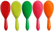 MARACAS MEXICAN FANCY DRESS ACCESSORY MIX N MATCH NEON NOVELTY COSTUME PROP