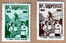 Albania 1960 MNH Mi 605/606 Anniversary 15th of the People's Police