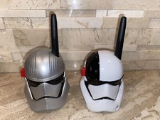 STAR WARS CAPTAIN PHASMA AND STORM TROOPER WALKIE TALKIES WORKS