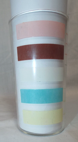 Vintage Frigidaire Werbung Messglas MUSTER Dekorateur Farben MCM Stil Ära - Bild 3 von 6