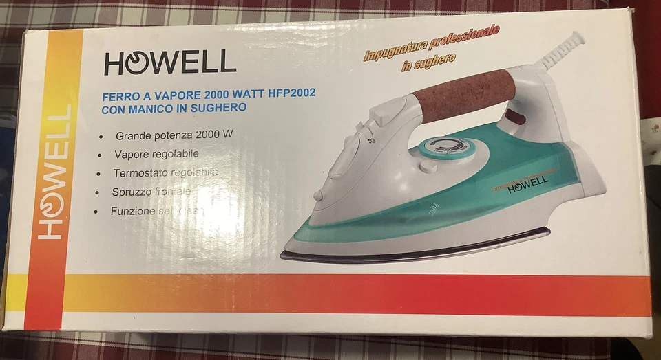 FERRO DA STIRO PROFESSIONALE A VAPORE 2000W HOWELL - Immagine 4 di 4