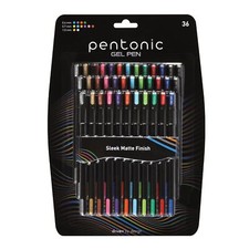 Gel Pens 36 Count Assorted Colored Ink 12 Colors 3 Of Each Color Medium  Fin...