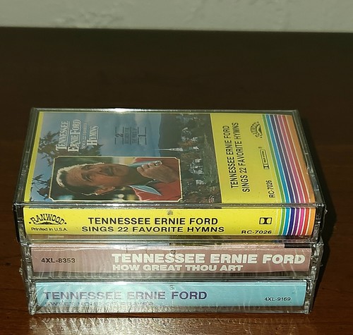 Tennessee Ernie Ford 3 NEW Cassette ~ How Great Thou Art ~ Sweet Hour ~ 22 Hymns - Picture 3 of 18