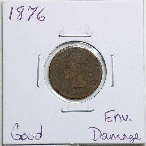 1876-P Indian Head Cent — photo from another recent sale