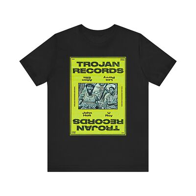 Trojan Records John Holt Graphic Print Crew Unisex Jersey Short Sleeve Tee Shirt