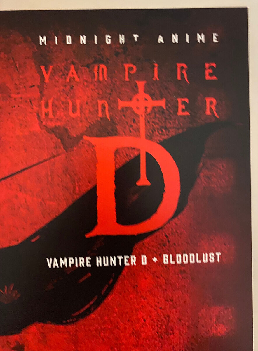 VAMPIRE HUNTER D BLOODLUST 2001 RARE TRADING CARD LOT of 4 PROMO