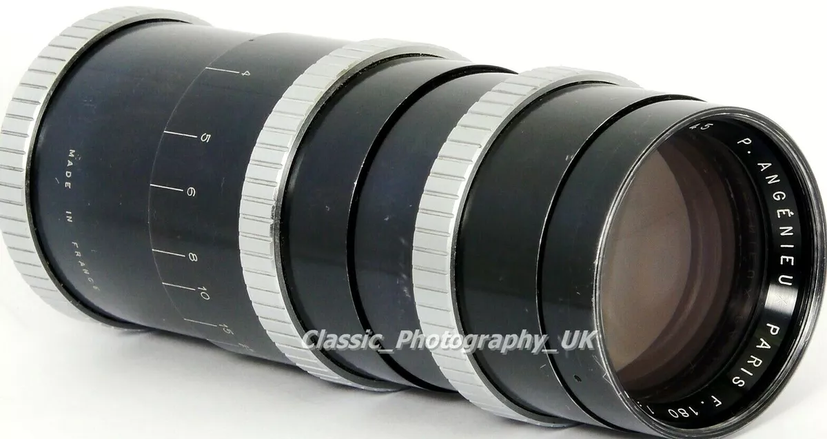 P. Angenieux PARIS F.180 1:4.5 Type P21 180mm F4.5 RARE Telephoto Lens M42 Screw