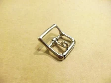 1" Nickel Plated Middle Bar Roller Buckles With Locking Tongue (Pack Of 10)