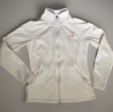 North Face Women  s Size Medium Off White Jacket With Fleece Lining
