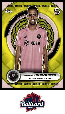 2024 Topps MLS Superstars #150 Sergio Busquets Yellow Common 2024 Topps MLS Superstars #150 Sergio Busquets Yellow Common