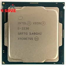 Intel Xeon E-2236 3.40GHz 6-Core LGA1151 12MB Server CPU Processor SRF7G 80W