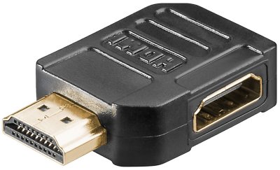 Adapter HDMI - Stecker -> Buchse 270° rechtwinklig#d767