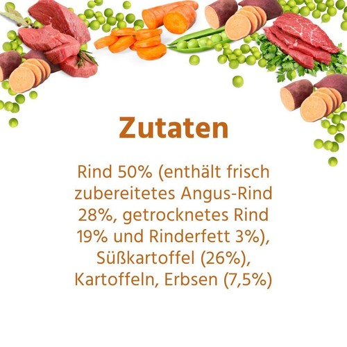 Adult Trockenfutter mit Angus Rind, getreidefrei, glutenfrei, hypoallergen - Bild 4 von 8